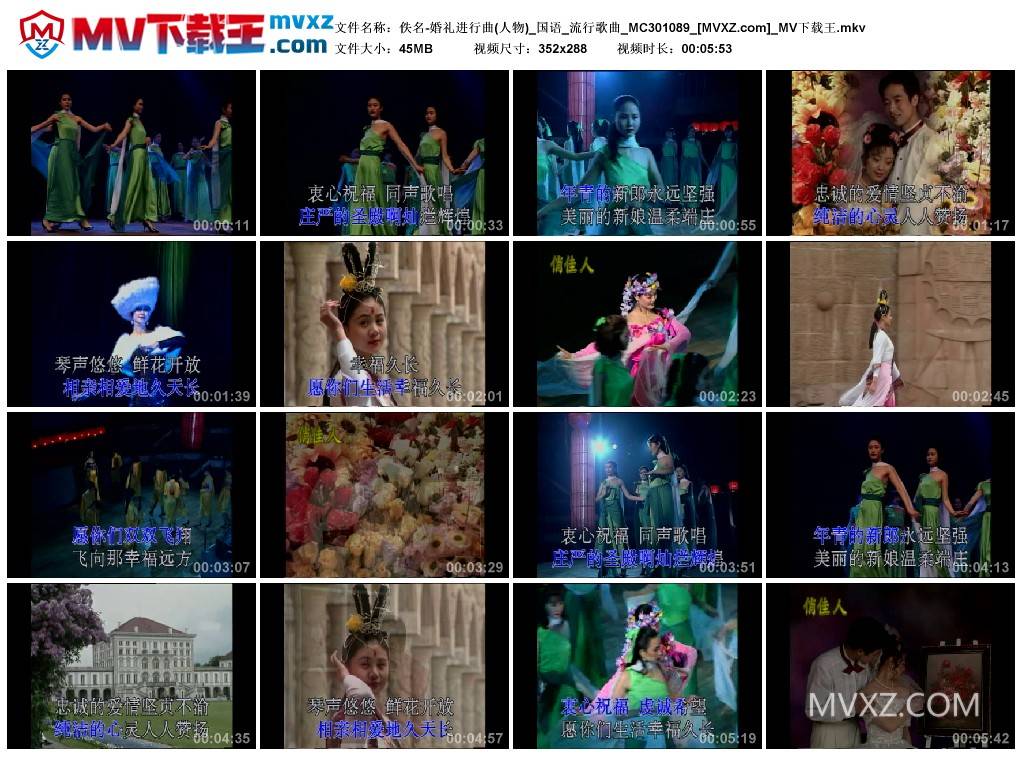 佚名-婚礼进行曲(人物)_国语_流行歌曲_MC301089
